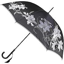 槙田商店　傘　晴雨兼用　UV 甲州織　絵おり　百合　和 槙田商店 傘 晴雨兼用 UV 甲州織 絵おり 百合 和 絵おり 百合